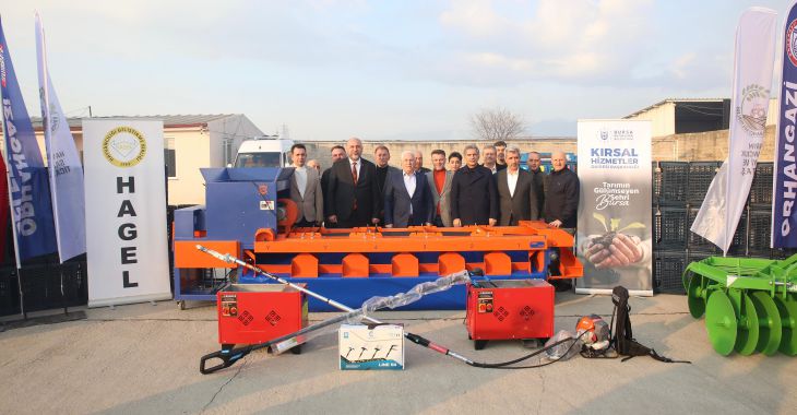 Büyükşehir’den kırsala ekipman desteği