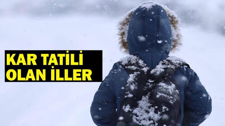 KAR TATİLİ OLAN İLLER 10 ŞUBAT: Hangi İllerde Okullar Tatil Edildi?
