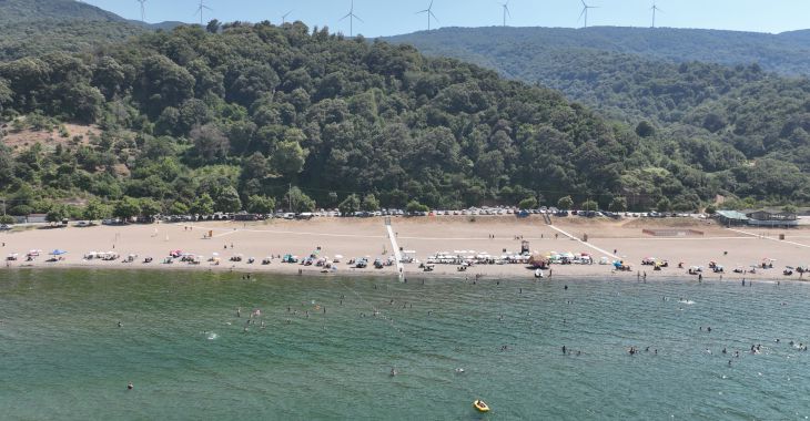 Bursa sahillerinde ‘Mavi Bayrak’ dalgalanıyor