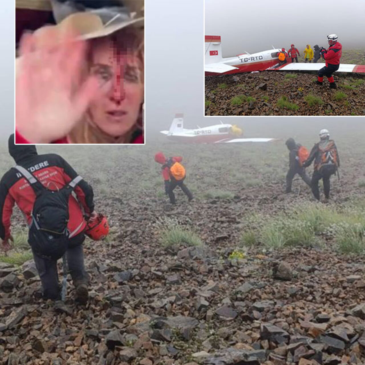 “Uçağımız dağa çarptı, yardım edin ölüyoruz” Kaçkar’ın zirvesinde hayatta kaldı!