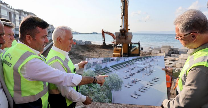 Mudanya’nın vitrini Büyükşehir’le yenileniyor