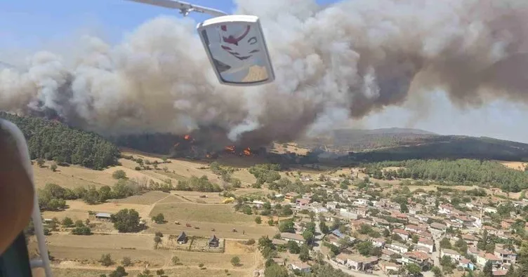 Gelibolu’da orman yangını! 126 kişi tahliye edildi