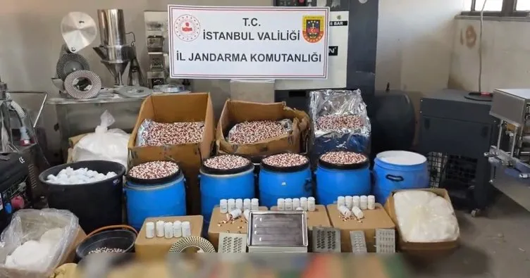 İstanbul’da uyuşturucu madde imalatçılarına yönelik operasyon