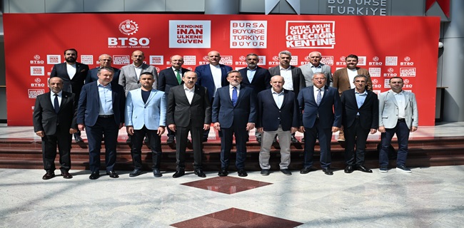 Kayseri Ticaret Odası’ndan BTSO’nun Vizyoner Projelerine Ziyaret