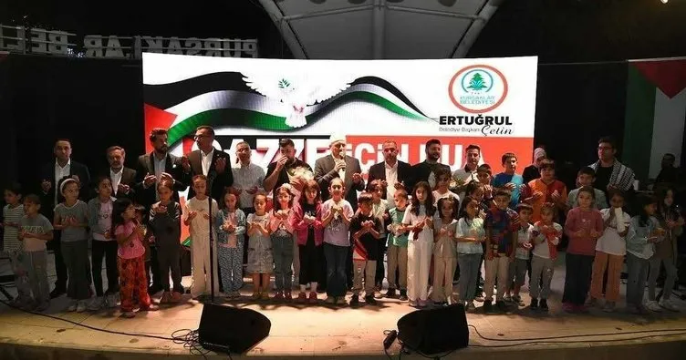 Pursaklar’da Eller Gazze için Sema’da