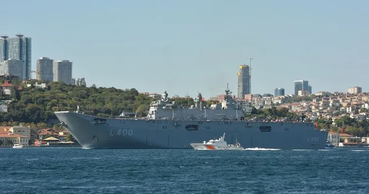 TCG Anadolu Teknofest Mavi Vatan için İstanbul Boğazı’nda! Dosta güven düşmana korku veren tablo