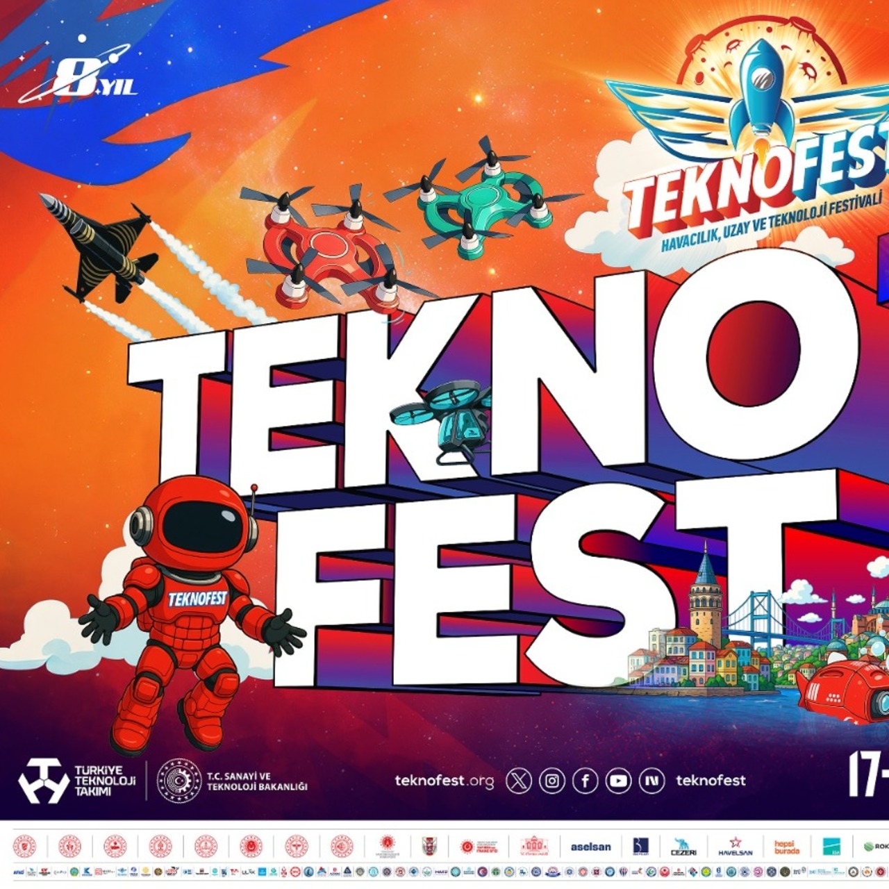 TEKNOFEST 17-21 Eylül’de kapılarını açıyor