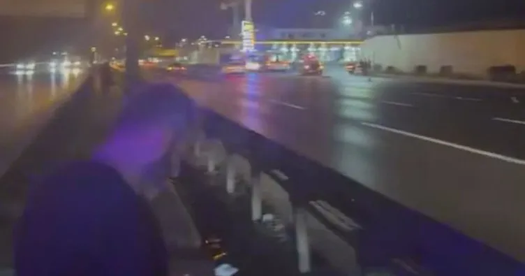 TEM’de yolun karşısına geçmeye çalışan kadın kazada öldü