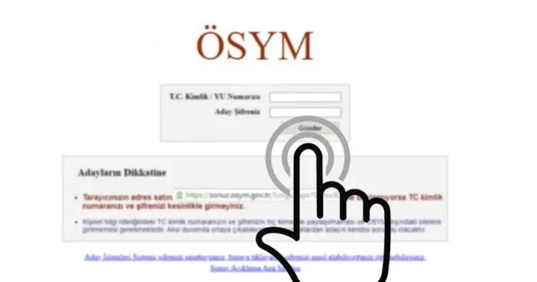 YKS TERCİH SONUÇLARI SORGULAMA (sonuc.osym.gov.tr) | YKS tercih sonuçları açıklandı mı, ne zaman açıklanacak, bugün mü?