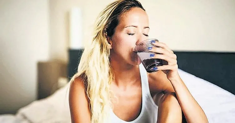 Yatmadan önce su için!