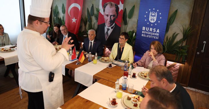 Alman heyeti, Bursa mutfağına hayran kaldı
