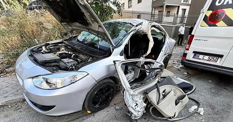 Ankara’da otomobil ile servis minibüsü çarpıştı: 12 kişi yaralandı