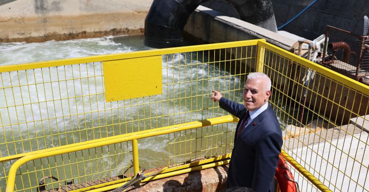 Bursa’ya can suyu olacak vana açıldı!