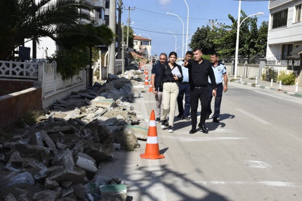 Karacabey Belediyesi’nden Yeniköy’e kapsamlı kaldırım ve asfalt çalışması