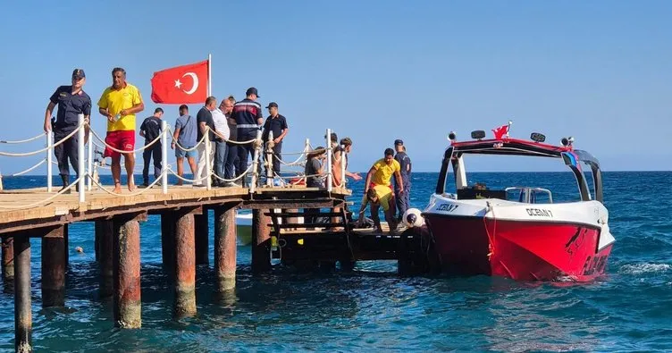 Paraşüt teknesinin çarptığı kadın turist hayatını kaybetti