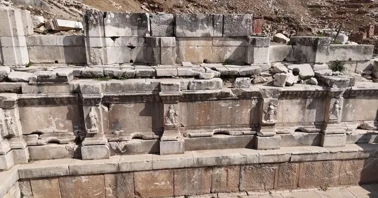 Sagalassos odeonu ve Hadrianus Çeşmesi turizme kazandırılıyor