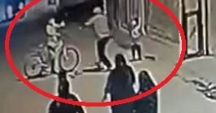 Sokakta gürültü yapan çocukları sopayla darp etti! gözaltına alındı