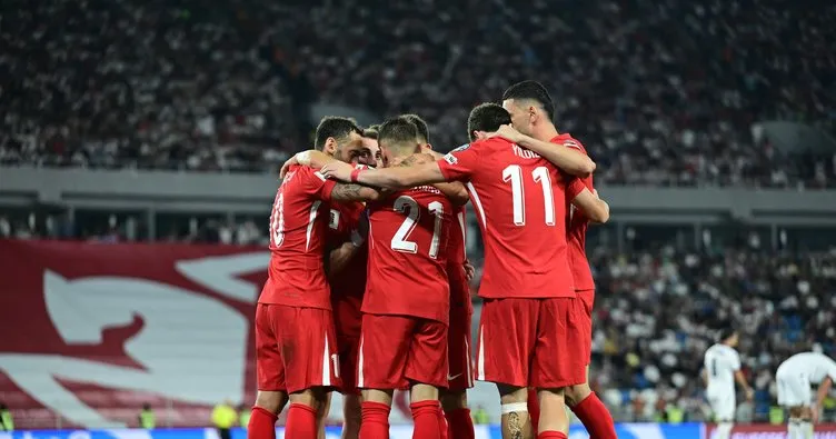 Son dakika haberi | A Milli Futbol Takımı, Gürcistan’ı devirdi!