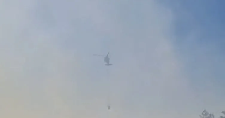 Tunceli’de yangının evleri sıçraması son anda önlendi