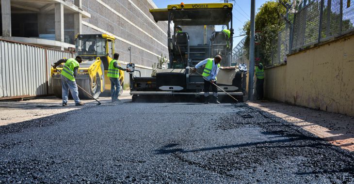 Büyükşehir’den tüm ilçelere asfalt desteği