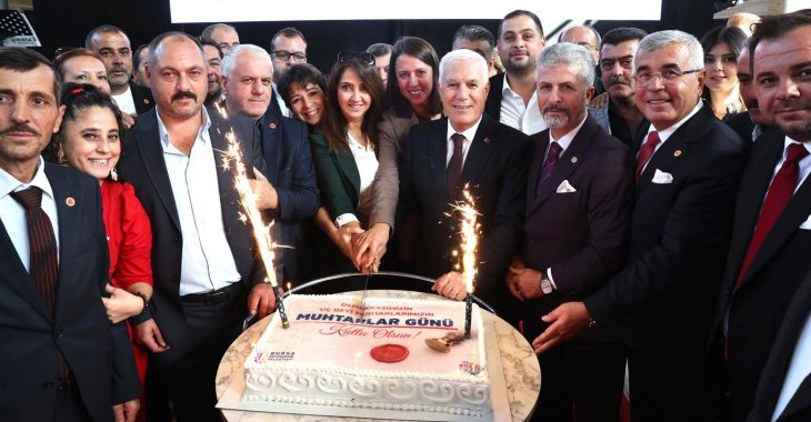 Muhtarlar gününde anlamlı buluşma