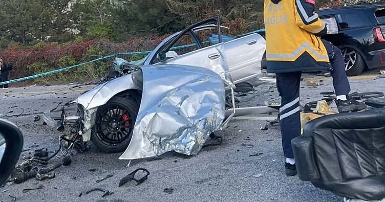 Ankara’da feci kaza! İki otomobil çarpıştı: 1 ölü, 1’i ağır 2 yaralı