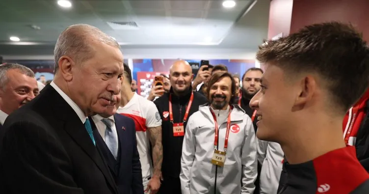 Başkan Erdoğan’dan Gürcistan galibiyeti sonrası Milli Takım’a tebrik