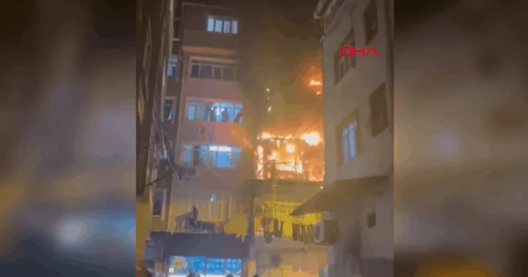 Beyoğlu’nda kız isteme merasimi faciaya dönüşüyordu: Havai fişek yangın çıkardı, 6 kişilik aile kurtarıldı!