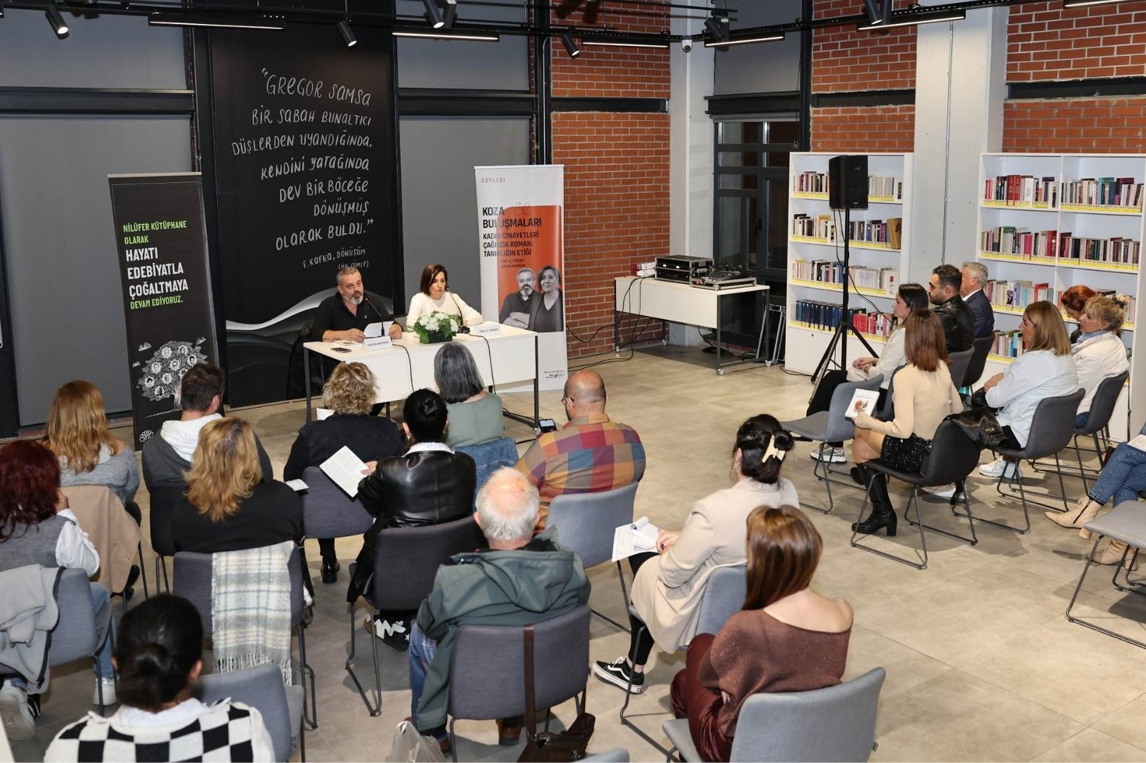 Koza Buluşmaları’nda kadına yönelik şiddet ve edebiyat konuşuldu