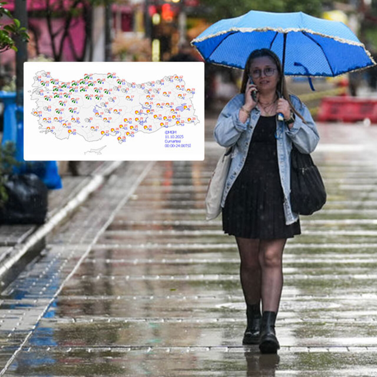 Meteoroloji’den saatli uyarı! 6 kent için “sarı” alarm! 4 bölgede sağanak!