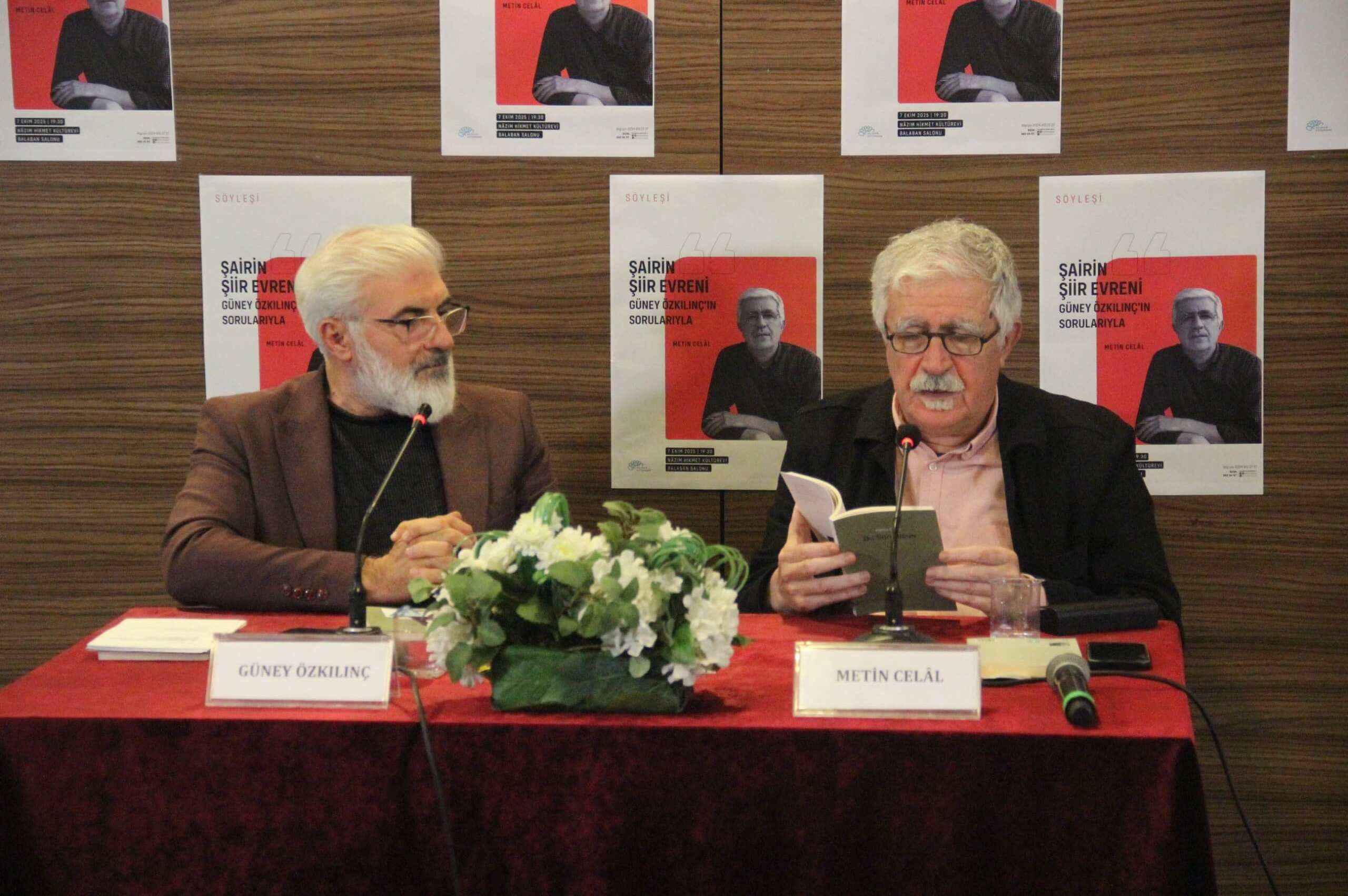 Metin Celâl, şiirin estetik değerini vurguladı