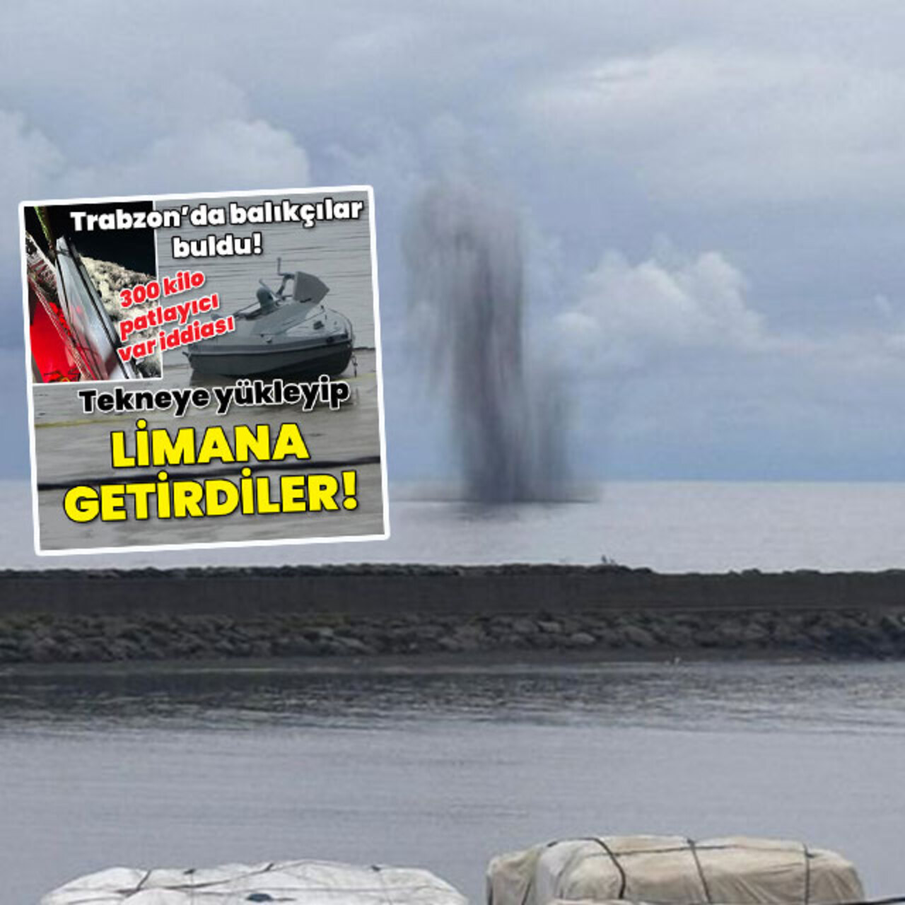 O an kameraya yansıdı… ‘Kamikaze’ insansız deniz aracı imha edildi!