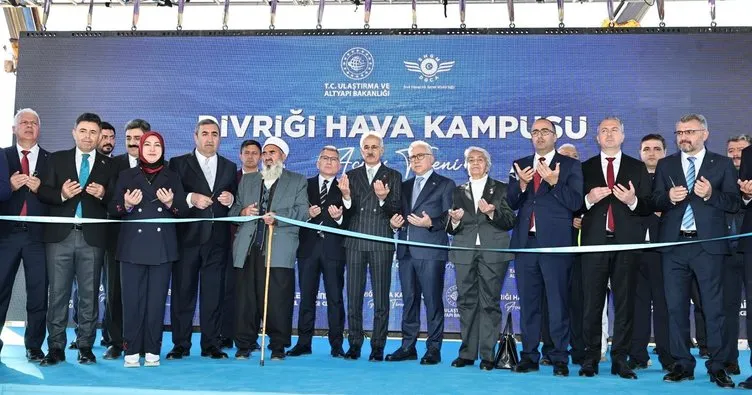 Sivas Divriği Hava Kampüsü açıldı…Bakan Uraloğlu: Demirağ’ın hayalini gökyüzüne taşıyoruz
