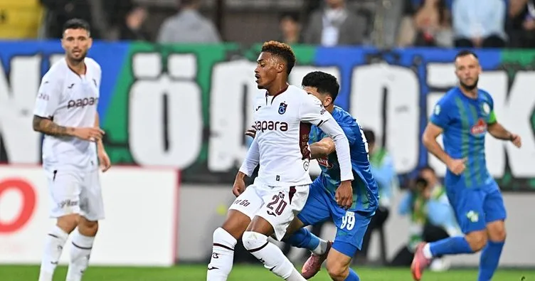 Trabzonspor, Rizespor’u 2 golle geçti! Zirve takibini sürdürdü…