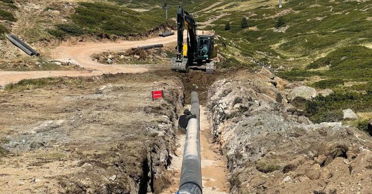 Uludağ’ın içme suyu hattı yenilendi