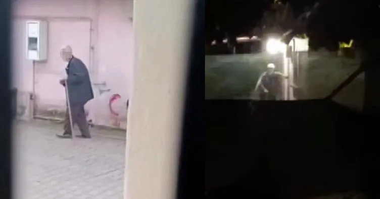 Yaşlı çift komşularına kabusu yaşattı! İşte o anlar: Halüsinasyonlar görüyorlar!