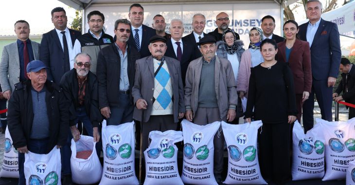 Bursalı çiftçinin yüzü gülüyor