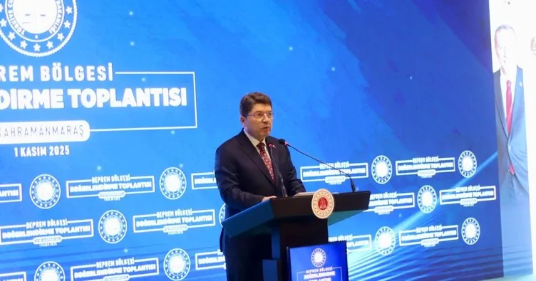 Adalet Bakanı Yılmaz Tunç, Kahramanmaraş’ta gündemi değerlendirdi