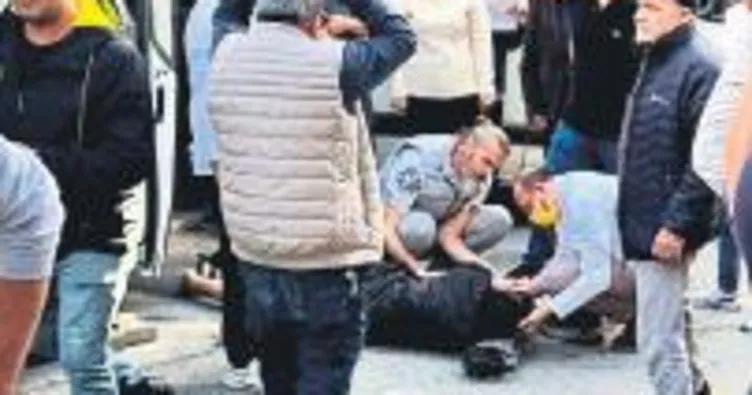 Eşinin kullandığı midibüsün altında can verdi