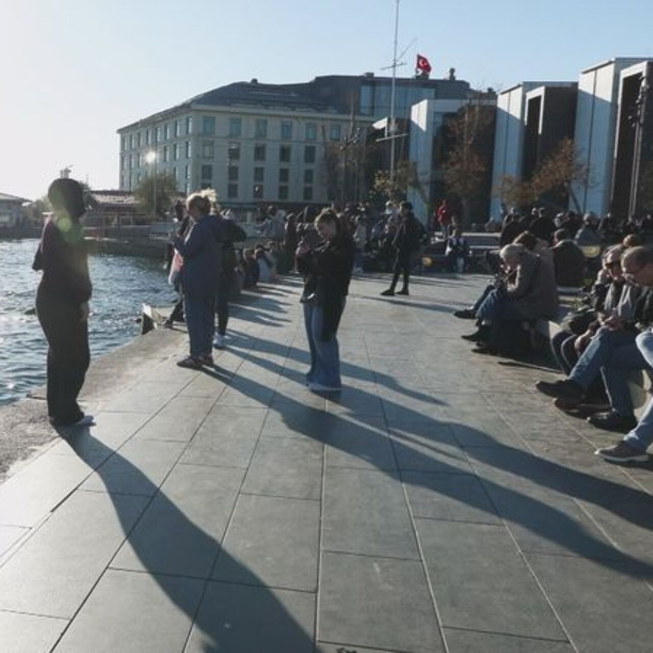 İstanbul’da sahile akın