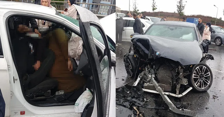 SON DAKİKA… İstanbul Başakşehir’de katliam gibi kaza! Kontrolde çıkan araç karşı şeride uçtu:  Anne ile oğlu hayatını kaybetti!