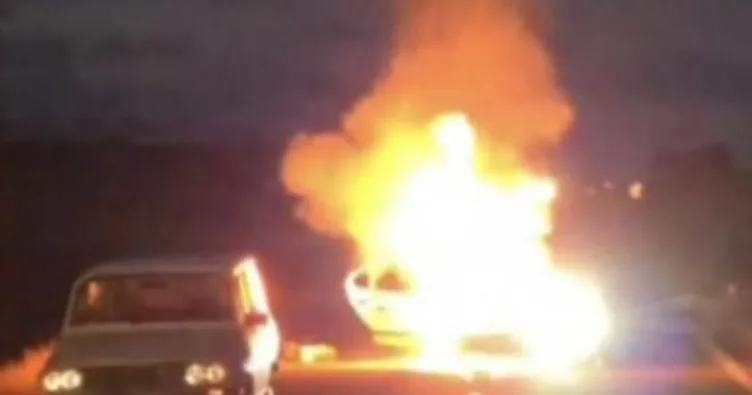 Şanlıurfa’da LPG’li araç alev topuna döndü