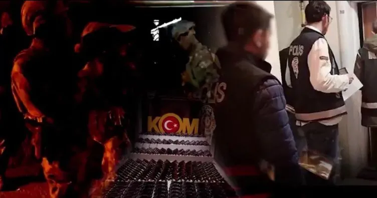 Silah ve mühimmat kaçakçılığına 41 ilde operasyon: 135 şüpheli yakalandı