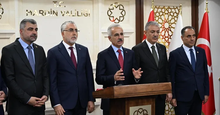 Uraloğlu ve Işıkhan Mardin’de: Hızlı tren ağı ile buluşturacağız