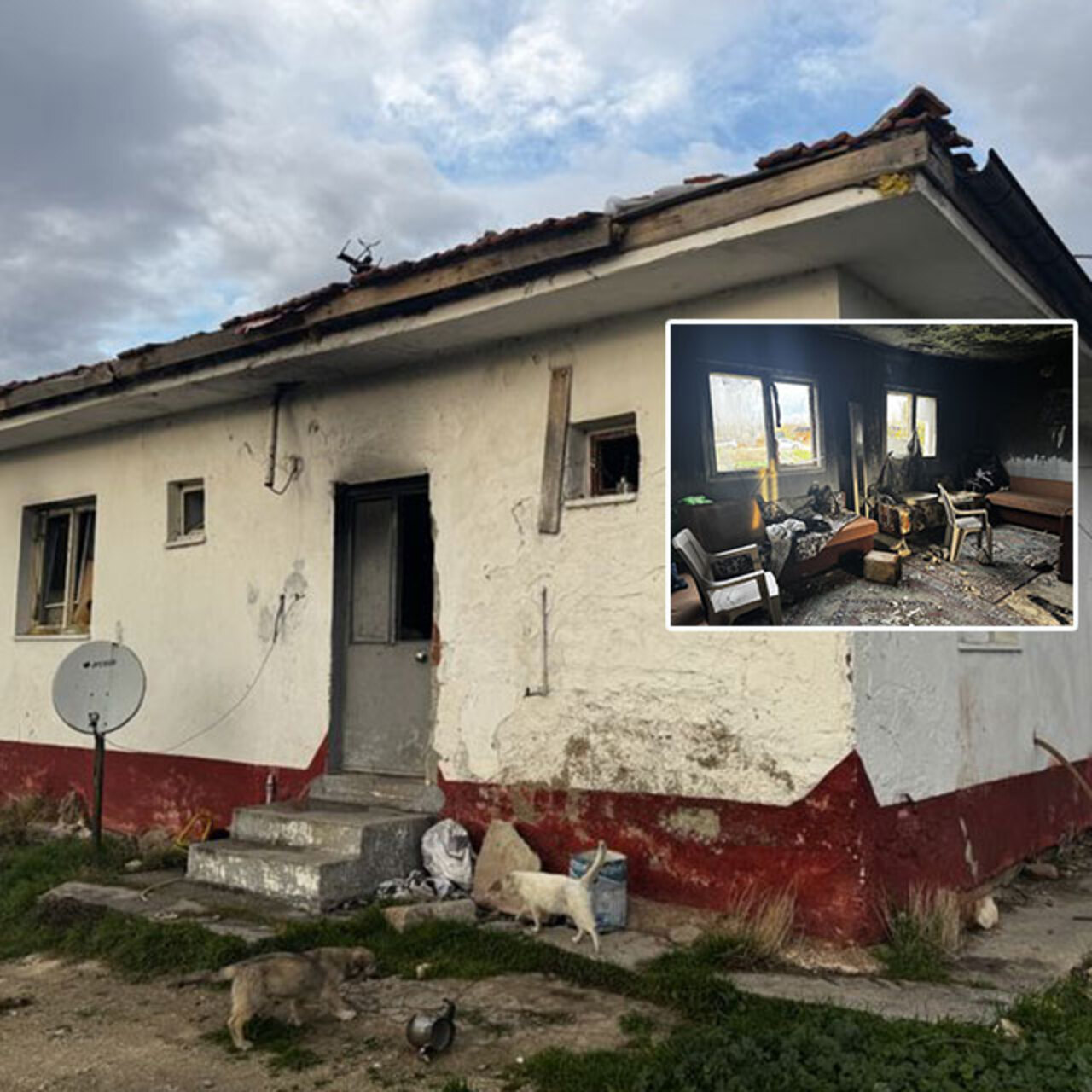 Uyurken gelen ölüm… Eski kocası ile sevgilisinin evini ateşe verdi!