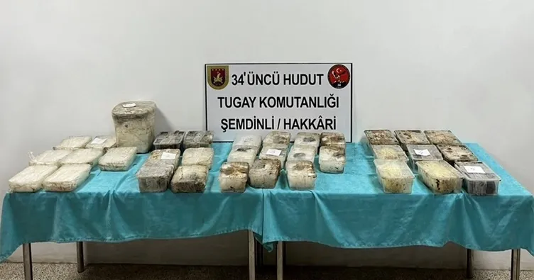 Sınırda operasyon! 81 kilogram uyuşturucu ele geçirildi