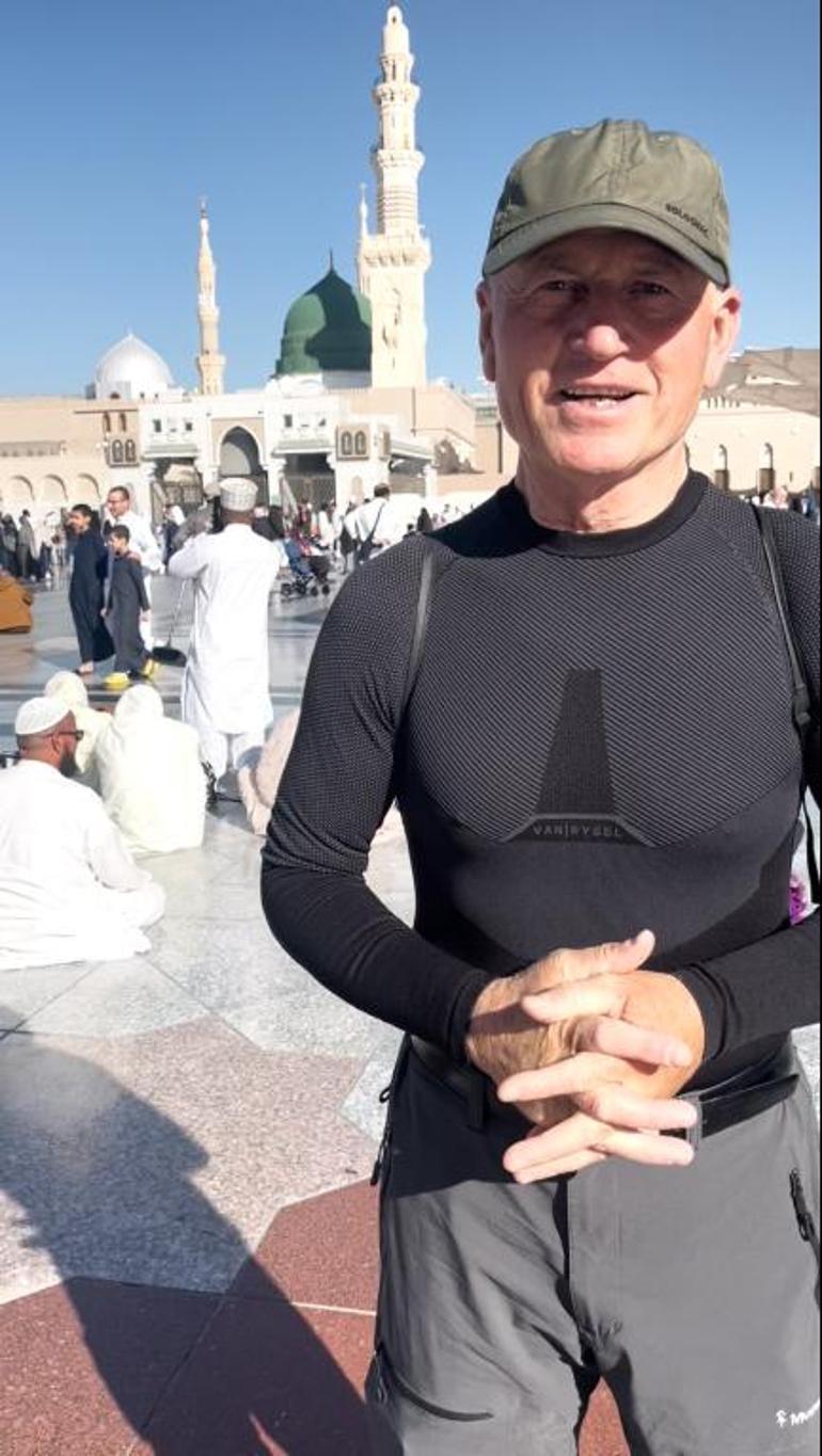 68 yaşında hayalini pedalla gerçekleştirdi: Umre için 3 bin 450 kilometreyi bisikletle aştı