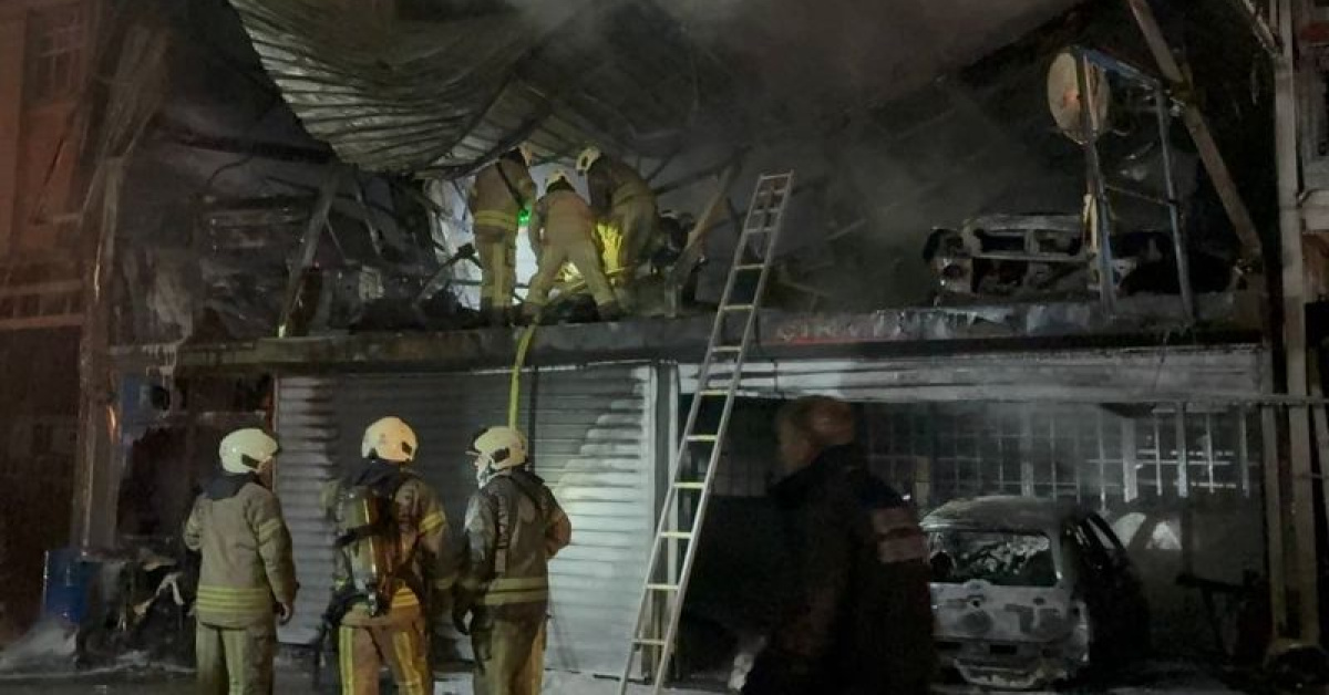 Başakşehir’de korkutan yangın!