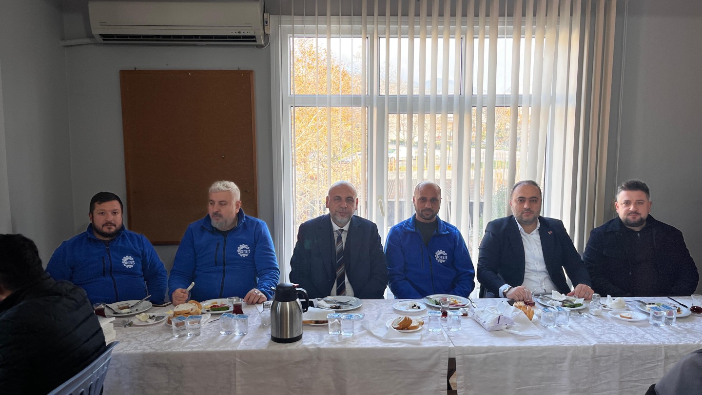 Başkan Aydın’dan Küçük Sanayi Sitesi’nde Esnaf Buluşması