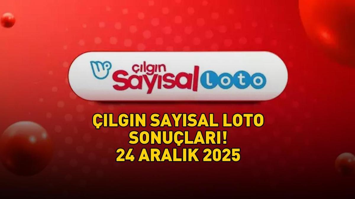 ÇILGIN SAYISAL LOTO SONUÇLARI 24 ARALIK 2025 | Çılgın Sayısal Loto sonuçları nasıl öğrenilir? 477.690.223,03 TL büyük ikramiye devretti!